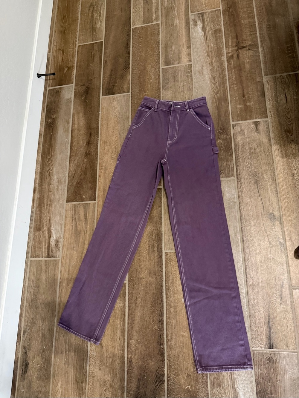PacSun Lavender Cargo Wide-Leg Women's Pants